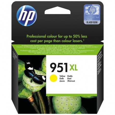 Cartouche jet d'encre HP original CN048AE pour HP 951XL - Yellow