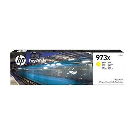 Toner HP original F6T83AE HP 973X PageWide - Jaune