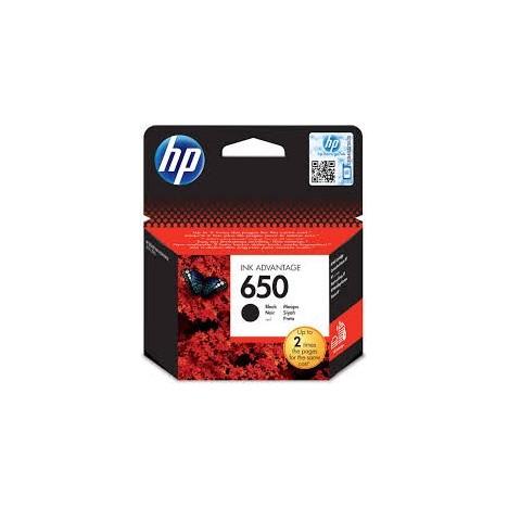 Cartouche jet d'encre HP original CZ101AE pour HP 650 - Noir