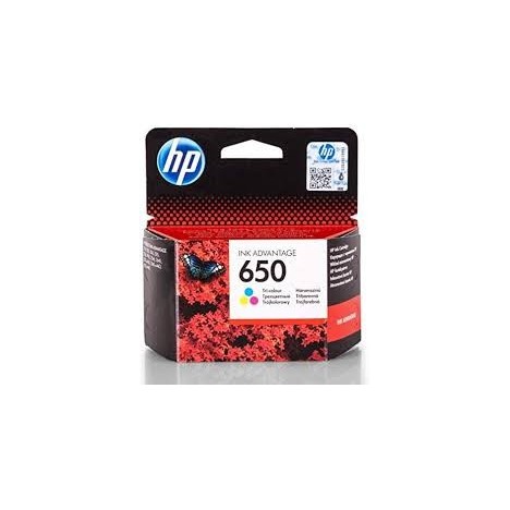 Cartouche jet d'encre HP original CZ102AE pour HP 650 - Couleurs