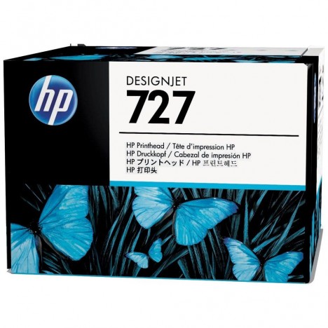 Tête d'impression HP original B3P06A pour HP 727 - Couleurs