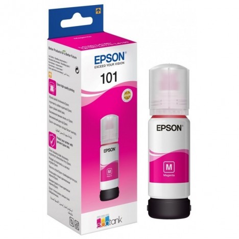 Bouteille D'encre Original EPSON 101 POUR L4150/l6190-70ml-Magenta