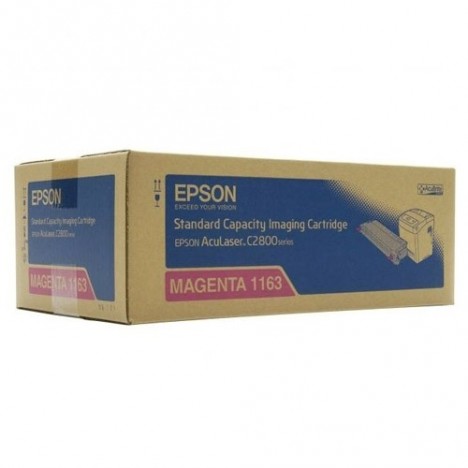 Toner Original EPSON C13S051163 pour AL-C2800 - Magenta