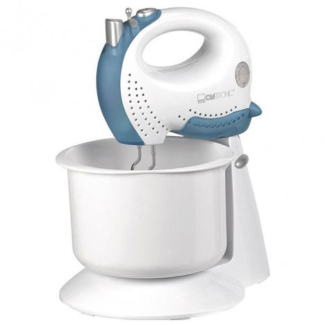 Batteur avec Bol CLATRONIC 220W - Blanc (HMS3320)