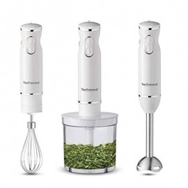 Mixeur 3en1 TECHWOOD 0.5L - 600W - Blanc (TMS-9600) Mixeur 3en1 TECHWOOD 0.5L - 600W - Blanc (TMS-9600)