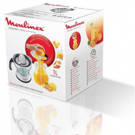 Presse-agrumes Moulinex vitapress 1L -25 watt-Blanc (PC302B10)