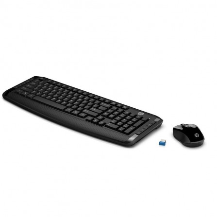 Ensemble Clavier + Souris HP Sans Fil - Noir (3ML04AA) 2