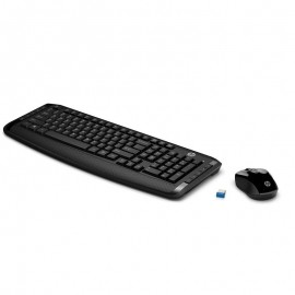 Ensemble Clavier + Souris HP Sans Fil - Noir (3ML04AA) Ensemble Clavier + Souris HP Sans Fil - Noir (3ML04AA)