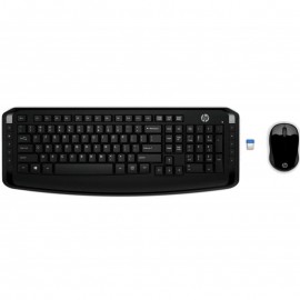 Ensemble Clavier + Souris HP Sans Fil - Noir (3ML04AA) Ensemble Clavier + Souris HP Sans Fil - Noir (3ML04AA)