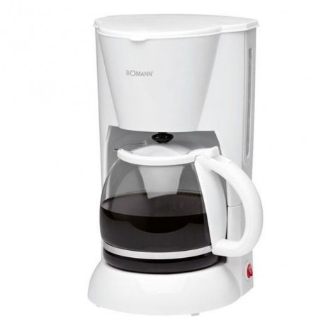 Cafetière BOMANN 900W 12-14 Tasses - Blanc (KA183 CB)