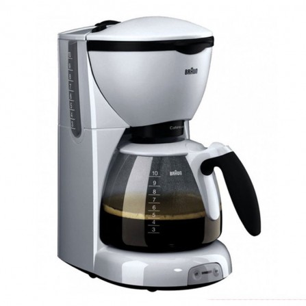Cafetière BRAUN Pure Aroma Deluxe - 10 Tasses - 1100 Watts - Blanc (KF520/1) 2