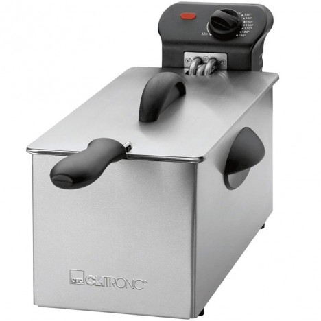 Friteuse Clatronic 2000 Watt 3L - Inox (FR3586) Friteuse Clatronic 2000 Watt 3L - Inox (FR3586)