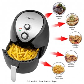 Friteuse Clatronic 1400 Watt 3,6L - Noir (FR3699H)