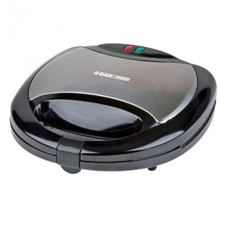 Appareil panini Black & Decker 750 Watt - Noir (TS2020)