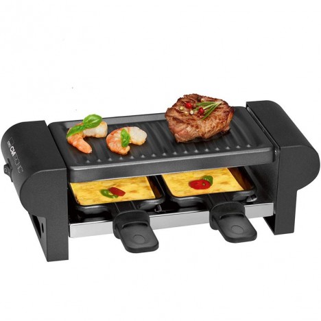 Appareil de cuisson 2en1 Clatronic 350 Watt - Noir (RG3592)