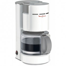 Cafetière 12 Tasses Moulinex - 800 W - Gris/Blanc (FG121110) Cafetière 12 Tasses Moulinex - 800 W - Gris/Blanc (FG121110)