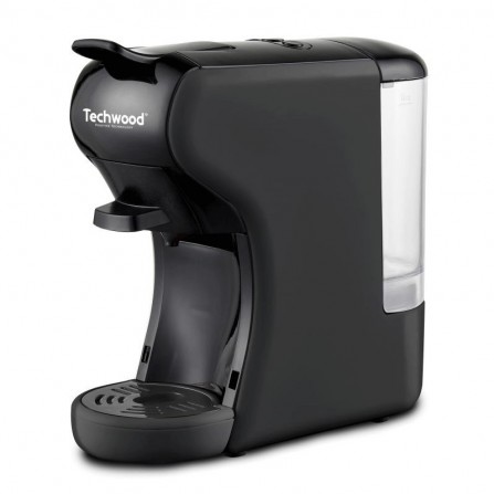 Machine à Café Expresso 2en1 TECHWOOD 1450 Watt 0,6L - Noir (TCA-196N) 2