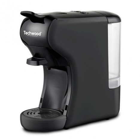 Machine à café expresso 2en1 Techwood 1450 Watt 0,6L - Noir (TCA-196N)