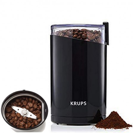 Moulin à café Krups 200 Watt 75g - Noir (F2034210) 2