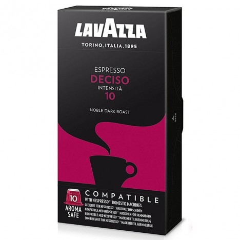 Paquet de 10 capsules arome deciso Lavazza - (CAP-DECISO)