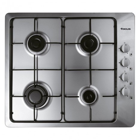 Plaque de Cuisson FOCUS 4 Feux 60 cm Inox (F400X)