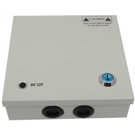 Coffret d'alimentation pour caméra de surveillance 12V / 5A