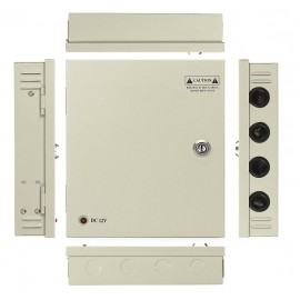 Coffret d'alimentation Power Supply pour caméra de surveillance 12V / 10A