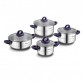 Set de 8 pièces Korkmaz Hera Lavender - Inox (A1087) Set de 8 pièces Korkmaz Hera Lavender - Inox (A1087)