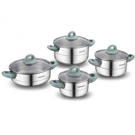 Set de 8 pièces Korkmaz Hera Minta - Inox (A1087-1)