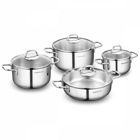 Set de 8 pièces Korkmaz Perla - Inox (A1606)