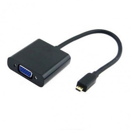 Cable adaptateur Micro HDMI vers VGA - Convertisseur Micro HDMI (M) vers VGA (F)