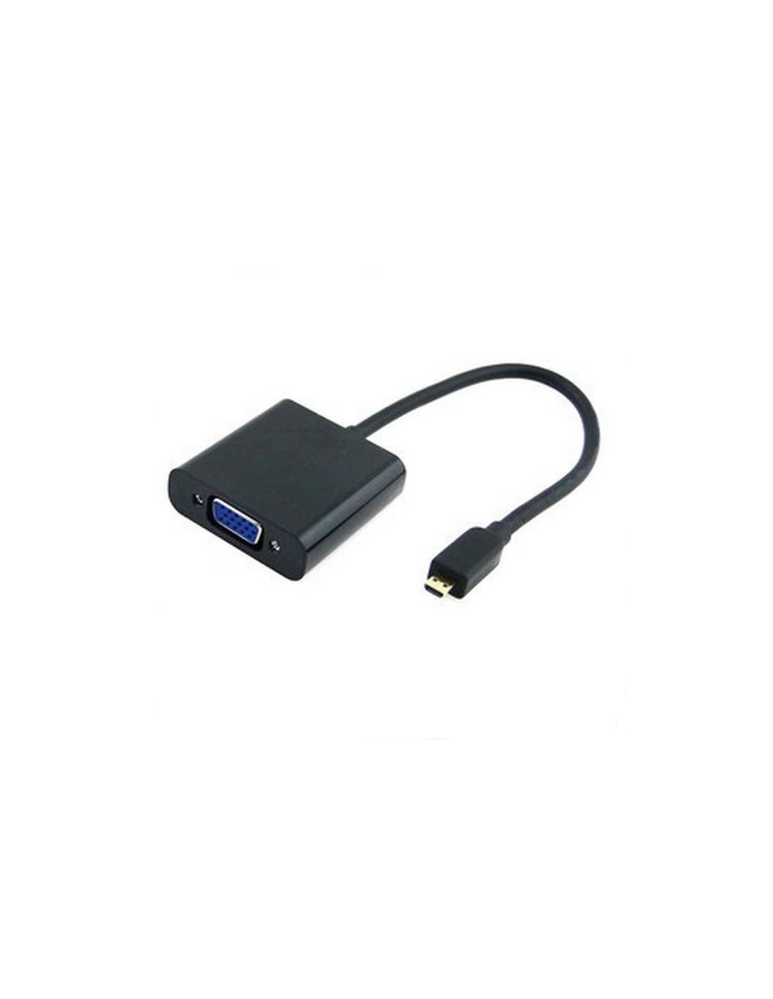 Adaptateur micro HDMI (M) vers HDMI (F) or