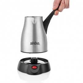 Cafetière électrique Sinbo 1000 Watt 0,4 L - Inox (SCM-2943) Cafetière électrique Sinbo 1000 Watt 0,4 L - Inox (SCM-2943)