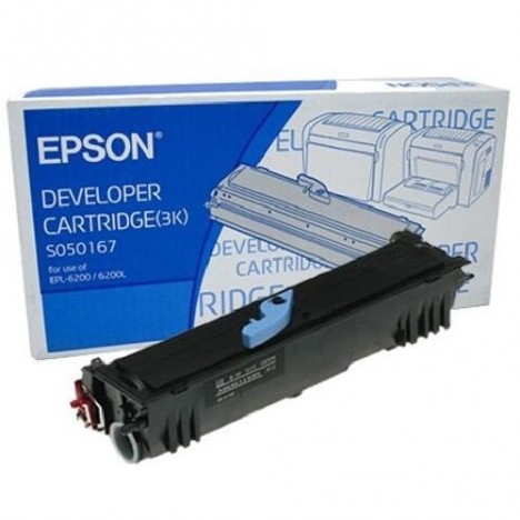 Toner Original EPSON C13S050167 pour EPL-6200 - Noir