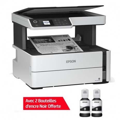 Imprimante Jet d'encre EPSON ECOTANK ET-M2140 3en1 Monochrome (C11CG27404) Imprimante Jet d'encre EPSON ECOTANK ET-M2140 3en1 Monochrome (C11CG27404)