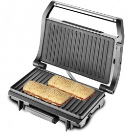 Grille Panini TECHWOOD - 1500 Watt - Inox (TGD-020)
