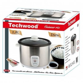 Cuiseur Riz Techwood 700 Watt - Inox (TCR-186)