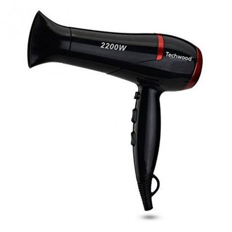 Sèche cheveux Pro Techwood 2200W - Noir et Rouge ( TSC-2255)