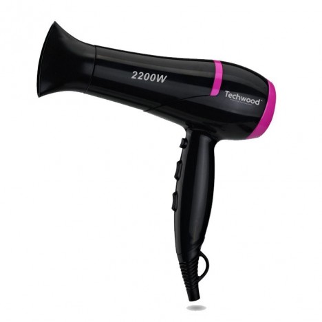 Sèche cheveux Pro Techwood 2200W - Noir et Violet ( TSC-2254)