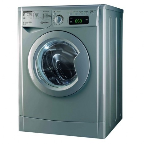 Machine à laver avec afficheur Indesit 6Kg - Silver (EWE61252SNA)