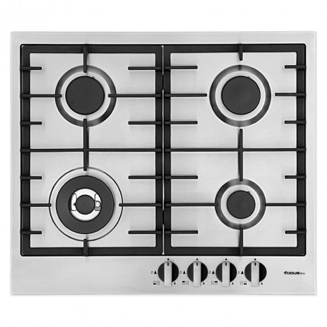 Plaque de Cuisson FOCUS 4 Feux 60 cm Inox (F.804X)