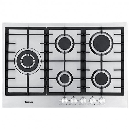 Plaque de Cuisson FOCUS 5 Feux 75 cm Inox (F.811X)