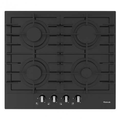 Plaque de Cuisson FOCUS Vitro 4 Feux 60cm Noir (F.404B)