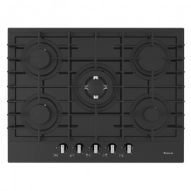 Plaque de Cuisson FOCUS Vitro 5 Feux 70 cm Noir (F.406B)