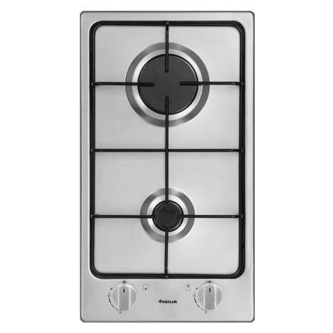 Plaque de Cuisson FOCUS Vitro 2 Feux 30 cm Inox (F.813X)