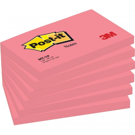 Stick Note 76/ 127 Fluo Rose Saumon 100 F