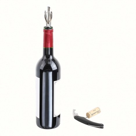 Set à Vin 2 Accessoires Livoo - Noir (GS128) Set à Vin 2 Accessoires Livoo - Noir (GS128)