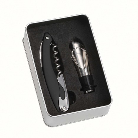 Set à Vin 2 Accessoires Livoo - Noir (GS128) Set à Vin 2 Accessoires Livoo - Noir (GS128)