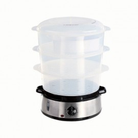 Cuiseur vapeur et riz 2en1 Livoo - Blanc (DOC141) Cuiseur vapeur et riz 2en1 Livoo - Blanc (DOC141)