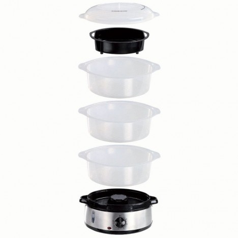 Cuiseur vapeur et riz 2en1 Livoo - Blanc (DOC141) Cuiseur vapeur et riz 2en1 Livoo - Blanc (DOC141)